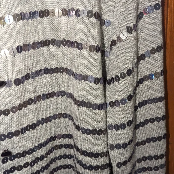 Vintage Elana Cardello Sweater/Jacket Faux Fur Collar - Picture 6 of 6